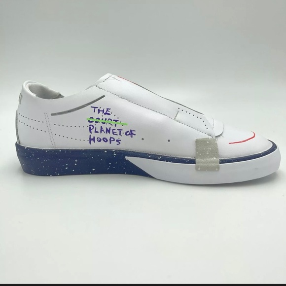 Nike Blazer Slip On Planet Of Hoops Womens Size 7 - Picture 5 of 13